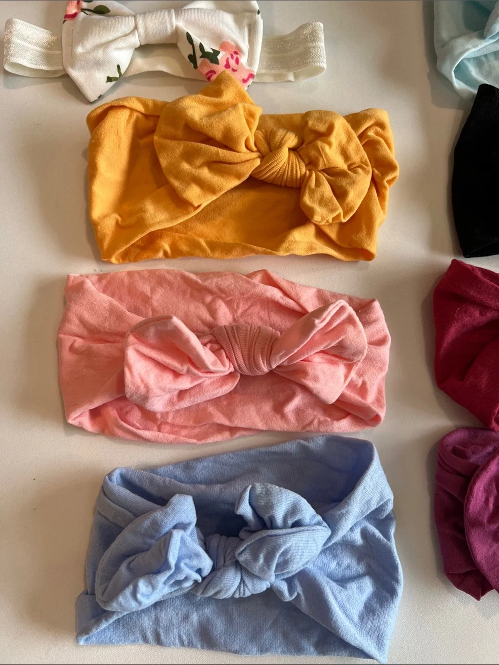 Assorted baby bows - Bow Headbands - Multi Color Pack, 13 colors